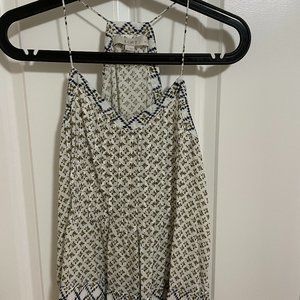 Loft tribal strap tops (Green/blue/white)